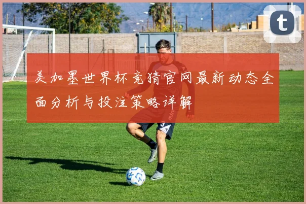 美加墨世界杯竞猜官网最新动态全面分析与投注策略详解